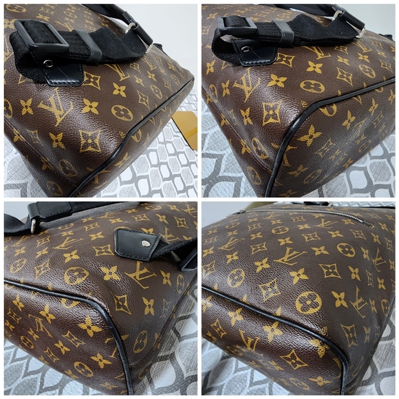 louis vuitton backpack palk monogram macassar brown Palm Springs MM BrandCo Paris including a padded pocket fits a 14 Louis Vuitton Monogram Macassar Palk